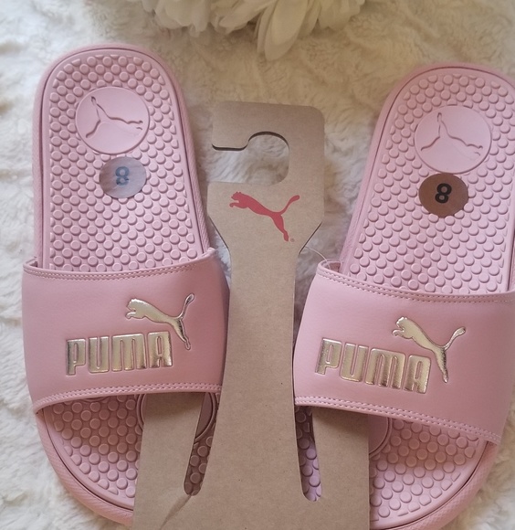 silver puma slides